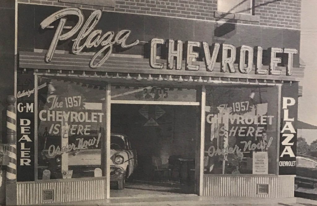 Plaza Chevrolet circa 1956